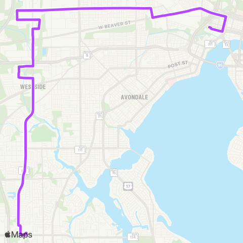 JTA Commonwealth / Lane map