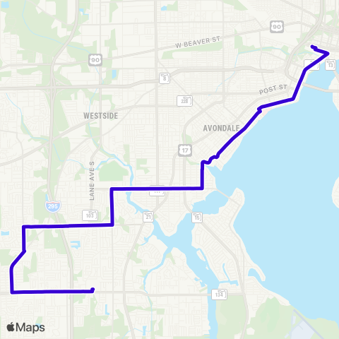 JTA Riverside / Wilson map