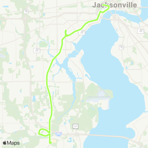 JTA Park / Blanding map