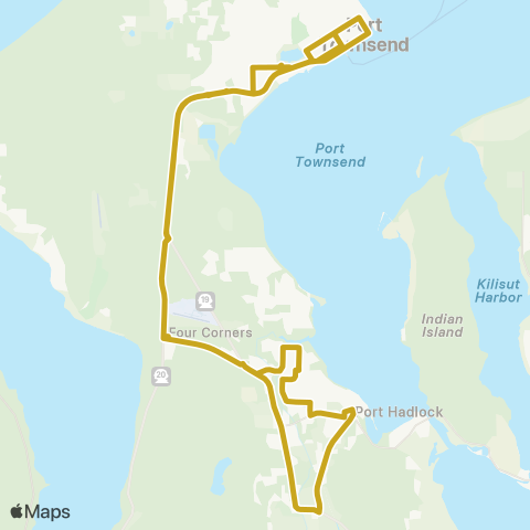 Jefferson Transit Tri-Area Loop map