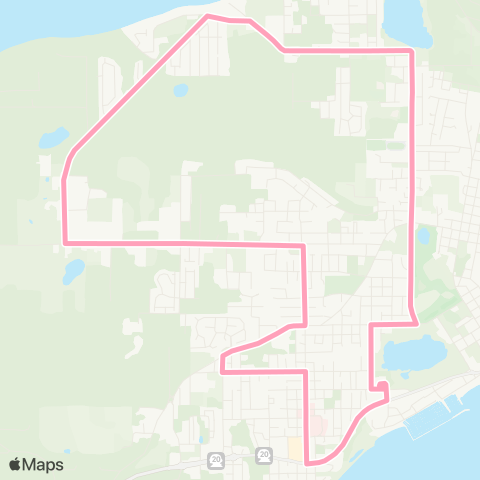 Jefferson Transit Castle Hill map