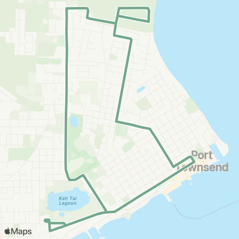 Jefferson Transit Fort Worden map