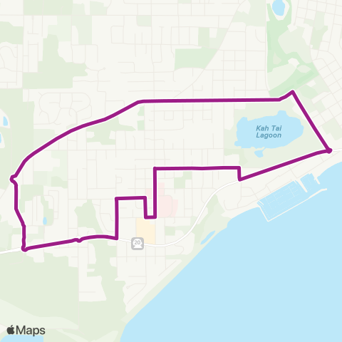 Jefferson Transit Upper Sims Loop map