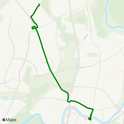 JUDU FabijoniškėS–Žaliasis Tiltas map