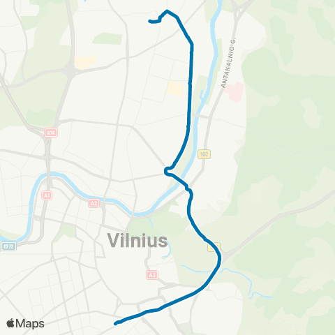 JUDU Stotis–RodūNios Kelias–Kirtimai map