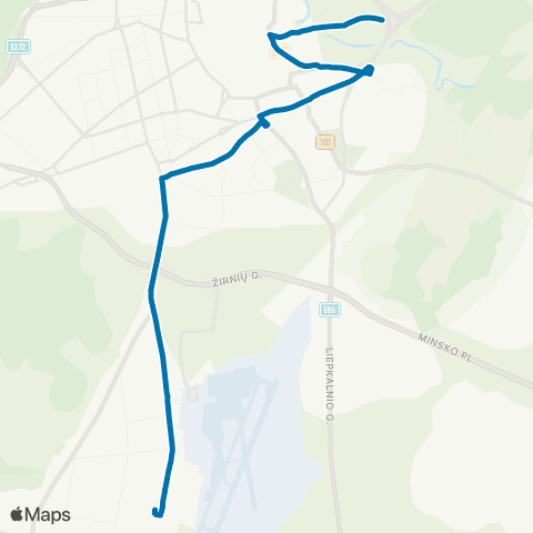 JUDU ŽvėRynas–Senamiestis–Užupis map