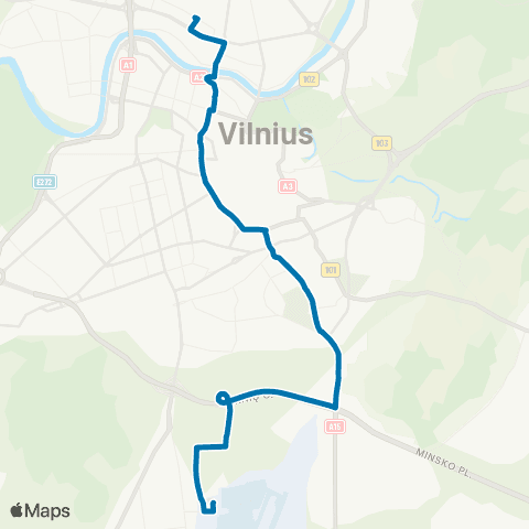 JUDU Oro Uostas–Centras–Europos Aikštė map