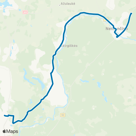 JUDU Visoriai–SantariškėS–ŽaliųJų Ežerų G.–Kryžiokai map