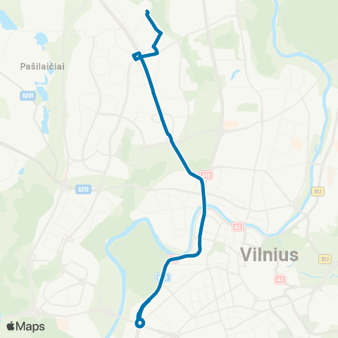 JUDU Vingio Parkas–Fabijoniškės map