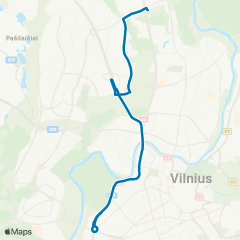 JUDU Vingio Parkas–Ateities G. map