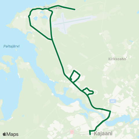 Kajaanin joukkoliikenne  map