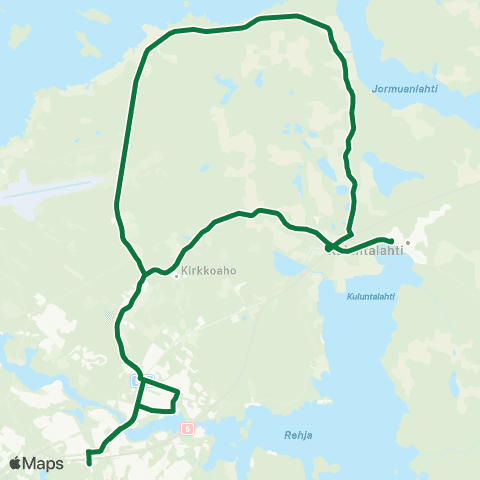 Kajaanin joukkoliikenne  map
