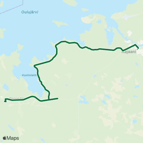 Kajaanin joukkoliikenne  map