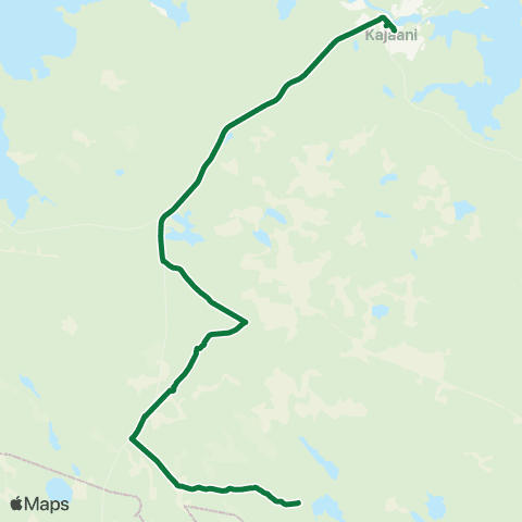 Kajaanin joukkoliikenne  map