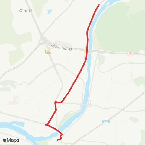 Kauno Viešasis Transportas Kauno Pilis - Saliai map