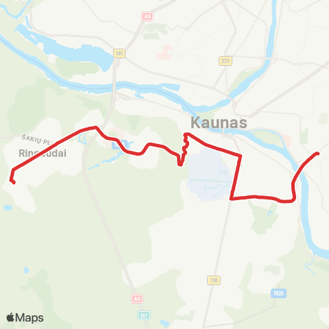 Kauno Viešasis Transportas Geležinkelio Stotis - Ringaudai map