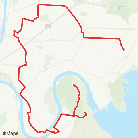 Kauno Viešasis Transportas VičiūNai (Slaugos Ligoninė) - Kauno Pienas map