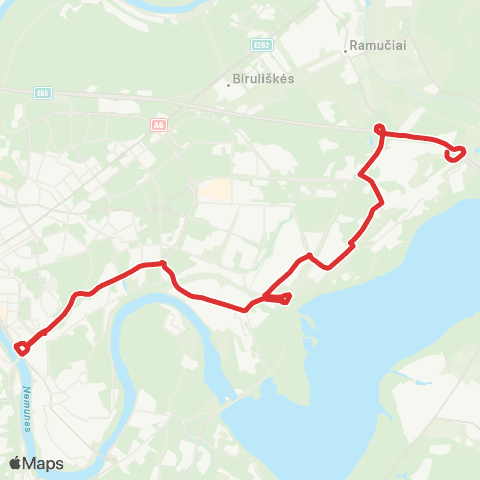 Kauno Viešasis Transportas Geležinkelio Stotis - Kauno Tiekimas map