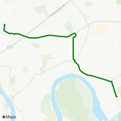 Kauno Viešasis Transportas Petrašiūnai - Klinikos map