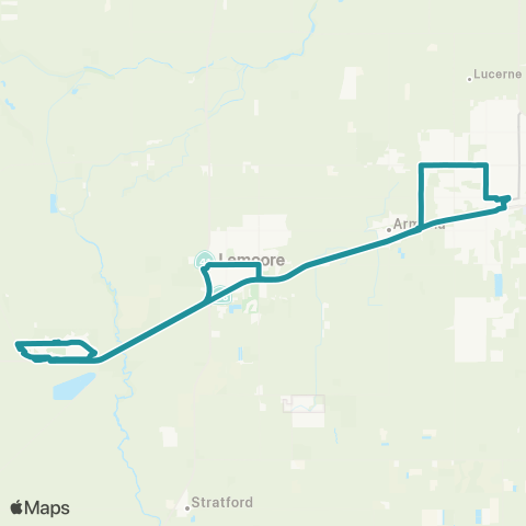 KART Lemoore NAS map