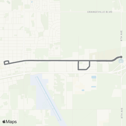 KART Gray Line East map