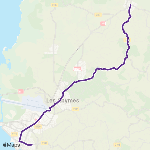 Karu'lis Morne-à-l'Eau / CHU map