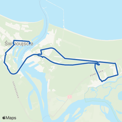 KA Świnoujście Kapitanat Portu-Kapitanat Portu map