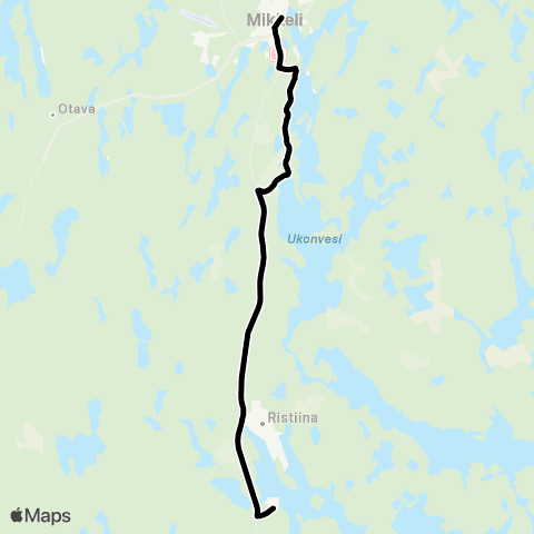 Katuri Mikkeli-Ristiina-Pellos map