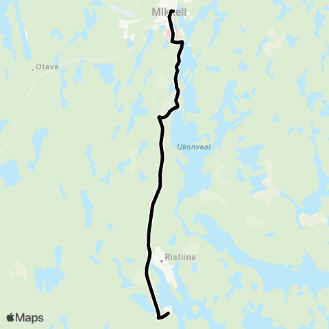Katuri Pellos-Ristiina-Mikkeli map
