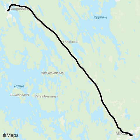Katuri Kangasniemi-Mikkeli map