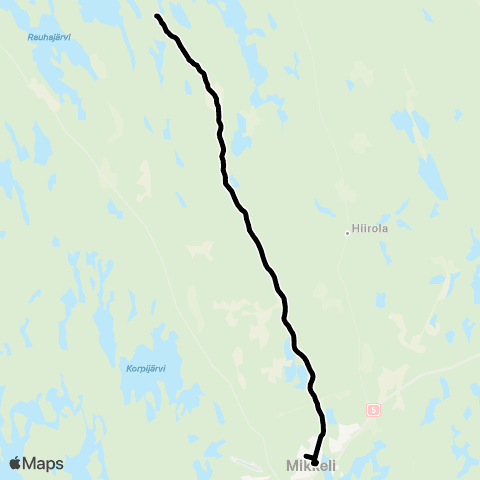 Katuri Mikkeli-Ihastjärvi map