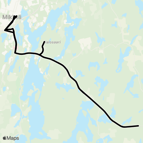 Katuri Sairila-Rahula-Kokkosenlahti map