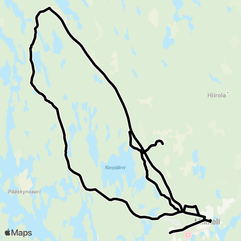 Katuri Mikkeli-Kovala-Harjumaa-Vanhamäki map
