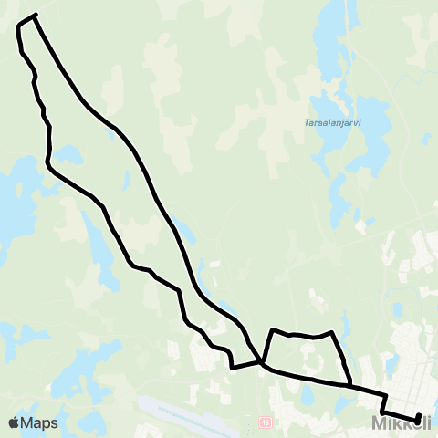 Katuri Kovala-Tusku-Mikkeli map