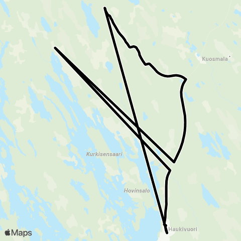 Katuri Naarajärventie-Kantala-Tervalahti-Haukivuori map