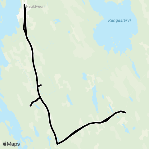 Katuri Haukivuori-Saks.harju-Moilala-Kalvitsa-Pitkäaho map