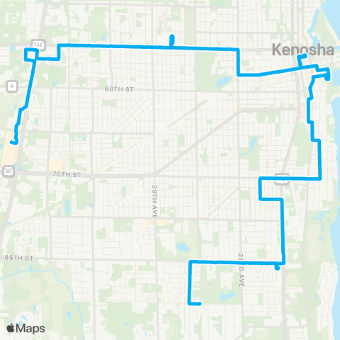 KAT KAC/Anderson Park - 52nd St map