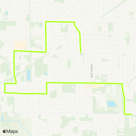 KAT School Route - Tremper High School map