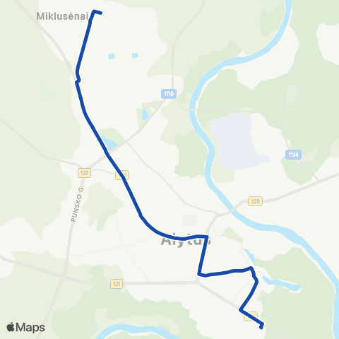 Kautra Ab "Dainava" - Izomega map
