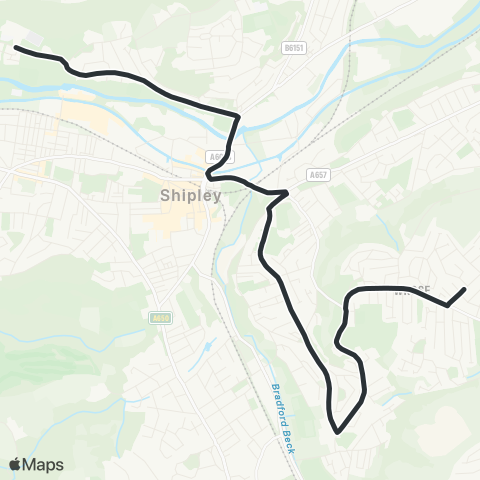 The Keighley Bus Company  map