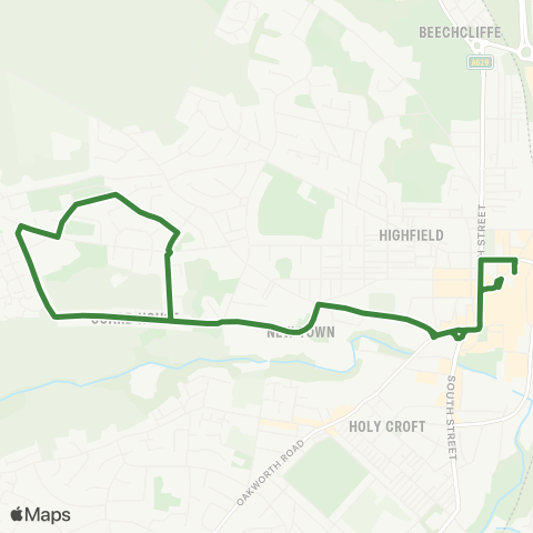 The Keighley Bus Company  map
