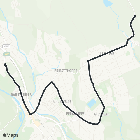 The Keighley Bus Company  map