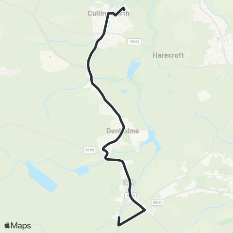 The Keighley Bus Company  map