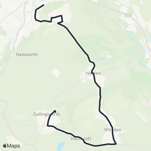 The Keighley Bus Company  map