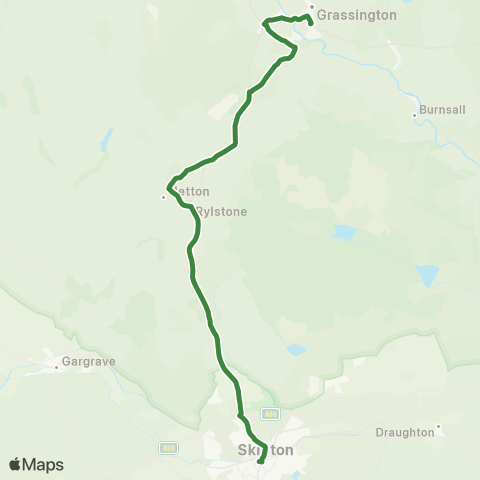 The Keighley Bus Company  map