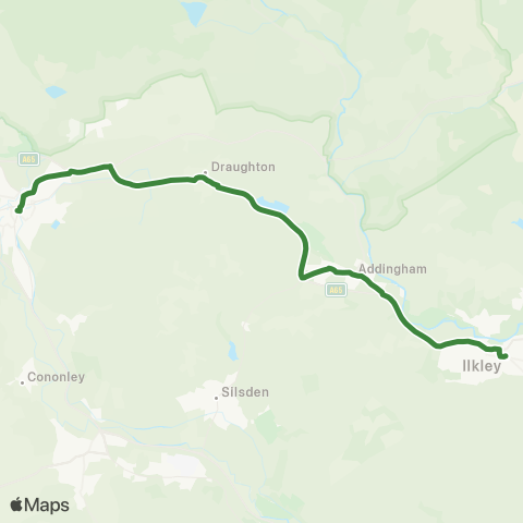 The Keighley Bus Company  map