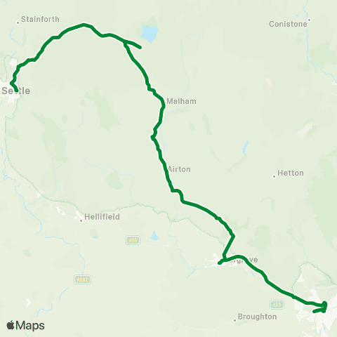 The Keighley Bus Company Market Place - Bus Station Stand 1 map