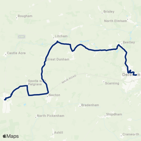 konectbus Neatherd High School - Market Place map