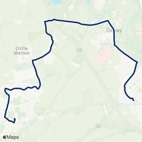konectbus Academy - Interchange map