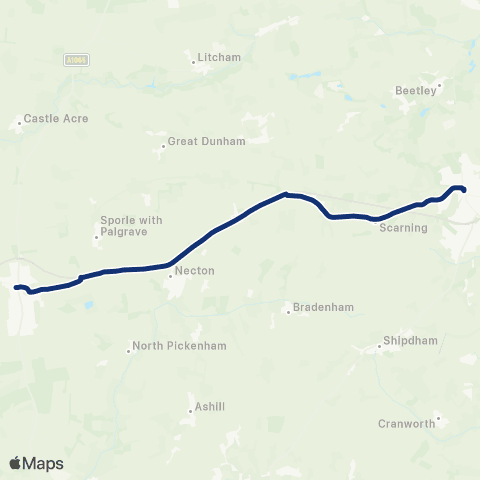 konectbus Market Place - Boots map